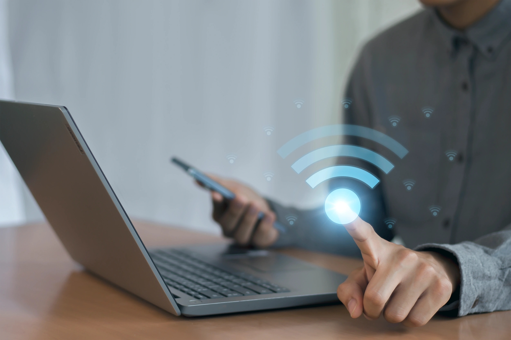 Équipe de proximité avec corse Télécom